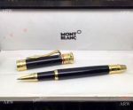 Montblanc Black Precious Resin Pen Wholesale Replica Mont Blanc Rollerball for Sale